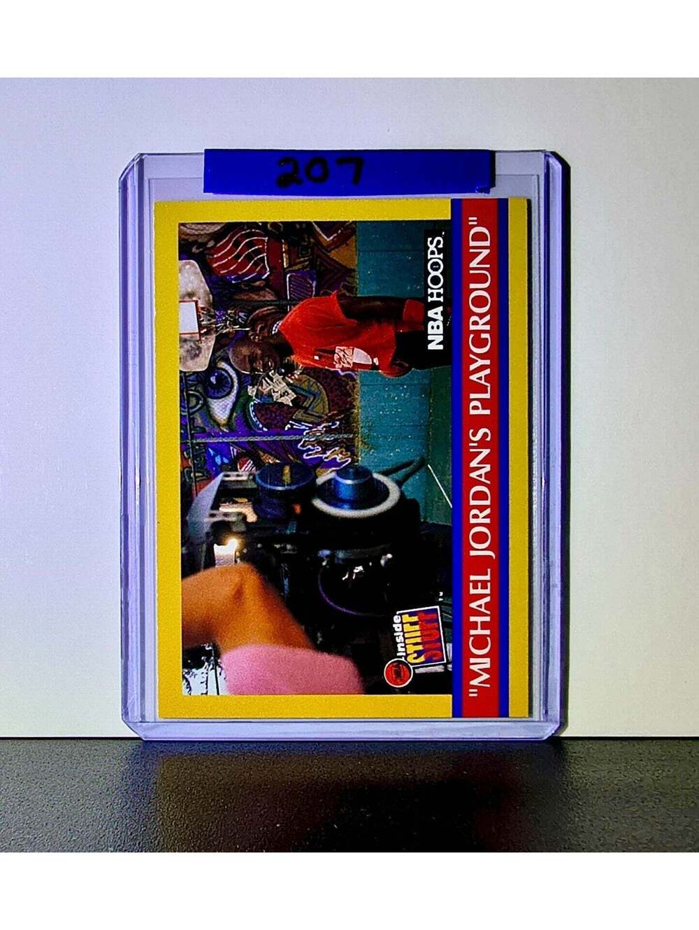 Michael Jordan 1990-91 NBA Hoops Jordan's Playground #382 Card Chicago Bulls